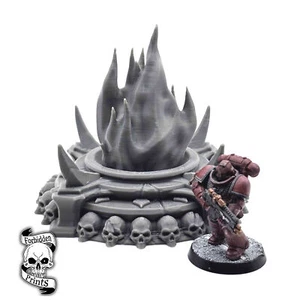 Undead Brazier Demon Gothic Fantasy 28mm Tabletop Scenery D&D Wargaming Terrain - Picture 1 of 2