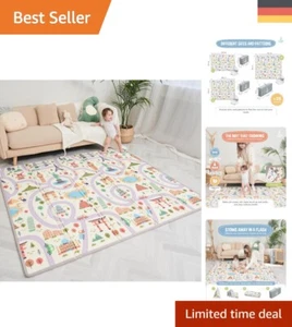 Wasserabweisende Baby-Spielmatte - 2 Designs, rutschfest & schadstofffrei - Bild 1 von 10