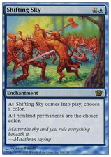 Magic the Gathering MTG Shifting Sky (100) Eighth Edition   LP