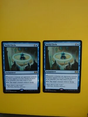 MTG Card. Verity Circle x2  rare enchantment Ravnica Alliegiance - Image 1 of 4