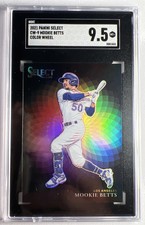2021 Select Mookie Betts Color Wheel #CW-9 SGC 9.5  MINT+ Dodgers VERY RARE!!