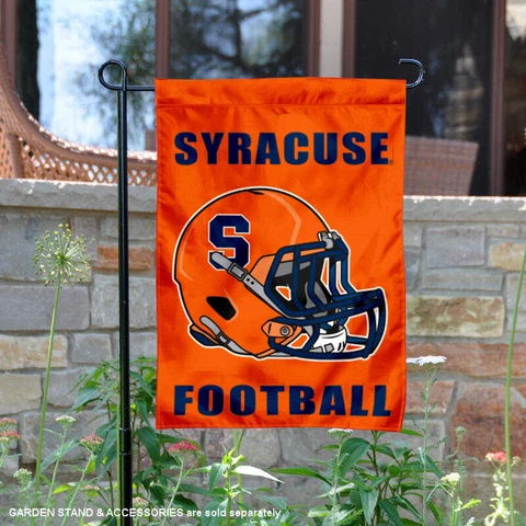 Syracuse Orange Football Helmet Garden Flag and Yard Banner Cover