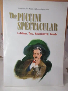 Programa de Ópera Espectacular Puccini 1996 - Victoria State Opera Melbourne - Imagen 1 de 9