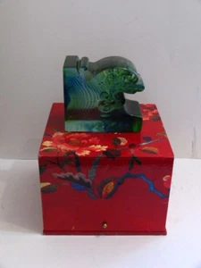 LiuliGongFang Zodiac Dragon Dominated Hill A Witness To History Paperweight - Picture 1 of 8