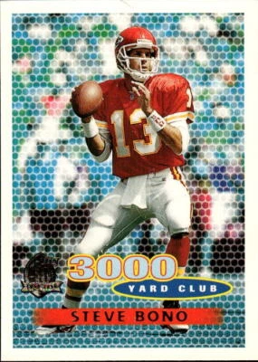 1996 Topps Steve Bono #386 Kansas City Chiefs 8K - Image 1 of 2