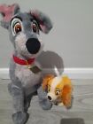 Disney Store Lady Plush Soft Bean Bag Toy And 15 Plush Tramp   Lady And The Tramp