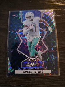 2022 Panini Mosaic DEVANTE PARKER Genesis Prizm SSP No. 124 New England Patriots - Picture 1 of 2