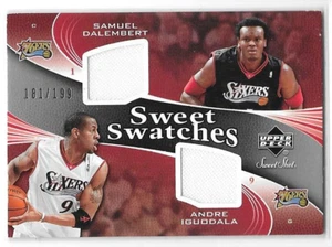 2006-07 UD Sweet Shot Dual Swatches #SSD-DI Samuel Dalembert Andre Iguodala /199 - Picture 1 of 2