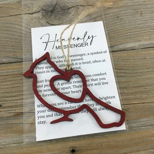 Cardinal Story Card Christmas Ornament - Picture 1 of 3
