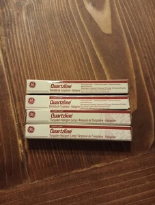 GE Quartzline Tungsten-Halogen Clear Lamps(Qty 4) - Picture 1 of 3
