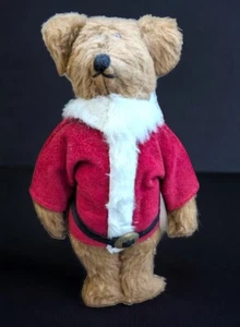 Disfraz de Oso de Peluche Articulado Hecho a Mano de Colección ÚNICO Navidad 12" Peluche - Imagen 1 de 8