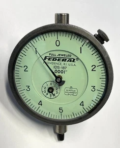 Indicador de dial Mahr Federal IDS-187, rango de 0,080", graduación de 0,0001" - Imagen 1 de 3