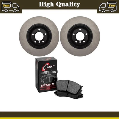 Juego de pastillas de freno delanteras y rotores de disco para BMW 330i 3,0 L BMW 330xi 3,0 L Foto 1 de 4