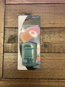 Official Sega Dreamcast Clear Green VMU Memory Card HKT-7000 Brand New Sealed!