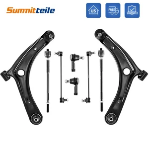 8PCS Front Lower Control Arms & Ball Joints For 2008-2017 Mitsubishi Lancer - Picture 1 of 8