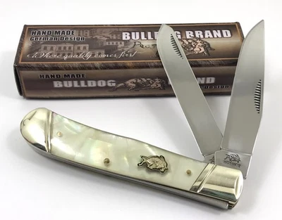 Cuchillo de Bolsillo Bulldog Madre Perla Trampero BDG-108MOP + Caja 019-LX Foto 1 de 4