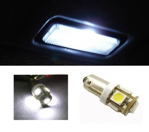 2 LED Bulbs T4 / BA9s 5 SMD White XENON Ceiling Light - Picture 1 of 1