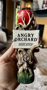 ANGRY ORCHARD CRISP APPLE BEER Tap Handle - Picture 1 of 6