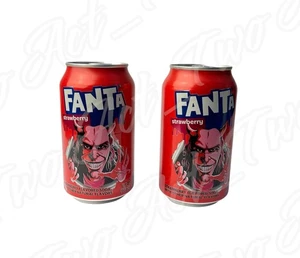 Fanta Black Phone 2 Movie Promo (2 Full 12oz Cans) The Grabber Strawberry Horror - Picture 1 of 2
