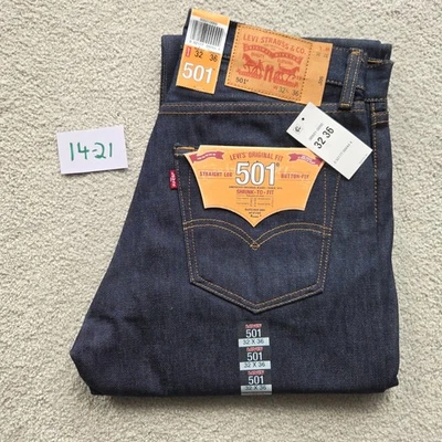 Nuevo de Lote Antiguo Deadstock Nuevo Con Etiquetas Levi’s 501XX 32x36 STF Denim Foto 1 de 4