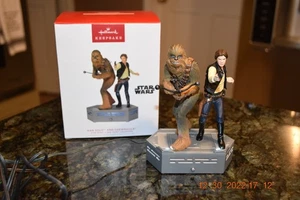 Hallmark STAR WARS 2022 Han Solo & Chewbacca A New Hope Collection Storyteller - Imagen 1 de 3