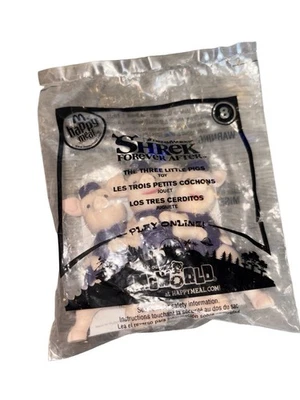 史瑞克永远麦当劳快乐餐玩具 - 三只小猪 #8 [全新包装] — 第 1/2 张图片