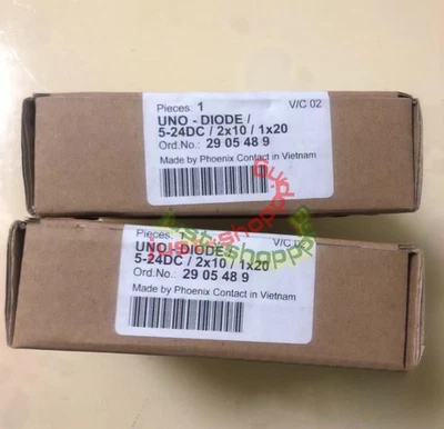 1PCS Neuf Phoenix Contact UNO-DIODE/5-24DC/2X10/1X2 redundant module 2905489 - Photo 1/2