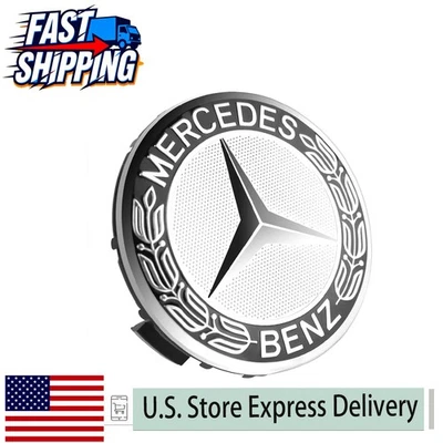 4pcs For Mercedes Benz Most models Wheel Center Caps Emblem Rim Hub Cover Badge - Image 1 of 4