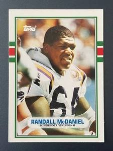 1989 TOPPS TRADED #54T RANDALL McDANIEL - Minnesota Vikings - Picture 1 of 2