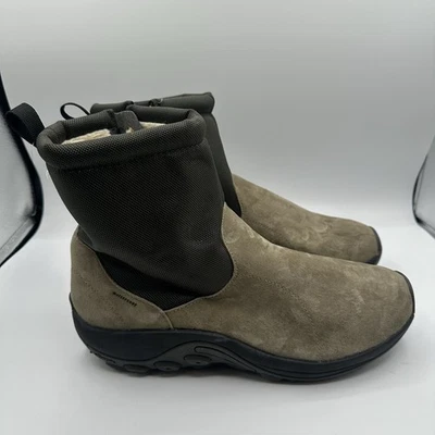 Merrell Jungle Mid Zip Polar Insulated Boots Mens Sz 12 Olive Green Waterproof - Image 1 of 4