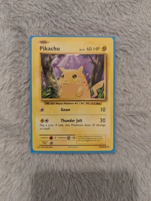 Rare 2016 Pikachu 35/108 LV 12 60 HP Near Mint Condition. - Image 1 of 2