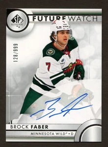 Reloj Future Auténtico 2023-24 SP Automático/999 Wild #109 Brock Faber - Imagen 1 de 2