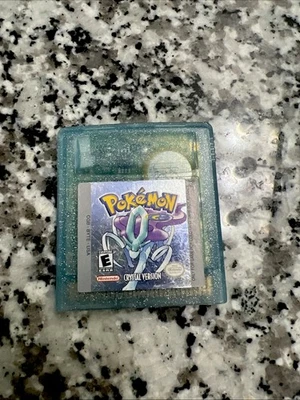 Pokemon Crystal Version - Authentic (Nintendo Game Boy Color, GBC 2001) Cart - Image 1 of 3