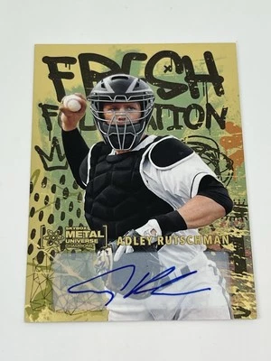 2021 Metal Universe Champions Adley Rutschman Fresh Foundation Gold Auto /10 - Image 1 of 4