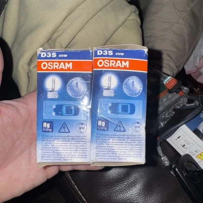 Osram Xenarc D3S HID Xenon Headlight Bulbs 66340 OEM 4300K BULK PACK - Pack of 2 - Image 1 of 4