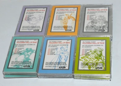 DC SKYBOX 1993 HOLOGRAM HALL OF FAME 3 SETS DCH 11-16 3 LOBO CAPTAIN SUPERMAN ++ - Image 1 of 4