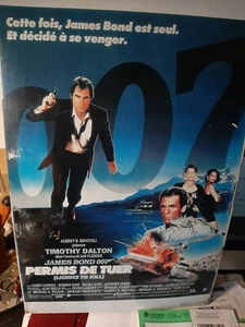 Plaque Tole James Bond 007 - 59 CM X 39 CM - PERMIS DE TUER - Photo 1/2