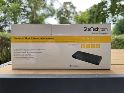 (NUEVO EN CAJA) Estación de Acoplamiento Doble 4K StarTech Thunderbolt 3 Foto 1 de 2