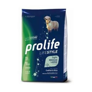 Prolife lifestyle light merluzzo e riso medium large 12kg - Foto 1 di 1