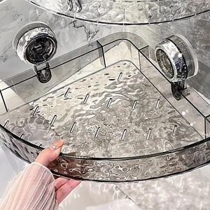 Set Patient Trays Shower Shelf,Setpatient Corrugated Suction Cup Storage Holder - Picture 1 of 14