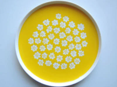 marimekko Puketti plate 20cm yellow porcelain 现货樱花团黄色20厘米盘子芬兰限定 プケッティ プレート - Image 1 of 2