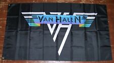 VAN HALEN Flag Banner 3'X5' DAVID LEE ROTH ROCK BAND WALL: FAST FREE SHIPPING