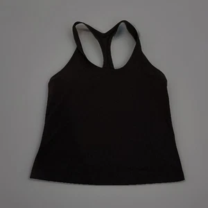 Canotta Lululemon Racerback allenamento atletico yoga nera senza maniche taglia 8 - Foto 1 di 5