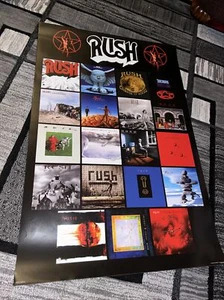 Rush Album Covers 24x36 Poster Rock Canada Fantasy Clockwork Angels Progressive! - Picture 1 of 18