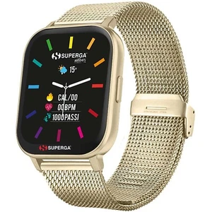 Orologio Smartwatch Superga Ink Sw-Stc012 Dorato cinturino Maglia milanese - Imagen 1 de 1