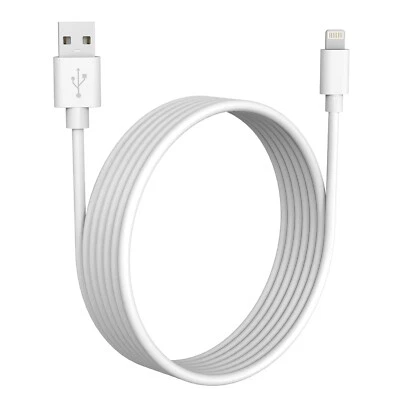 Apple Certified MFI  USB Sync Charger Cable For iPhone 14 13 11 Pro XS- White - Image 1 of 2