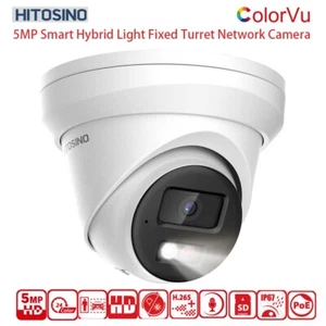 5MP IP POE Camera ColorVu Hikvision Compatible HITOSINO AcuSense Dual Light - Picture 1 of 9