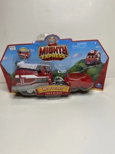 MIGHTY EXPRESS Push & Go RESCUE RED TRAIN Netflix 2022 - Picture 1 of 3