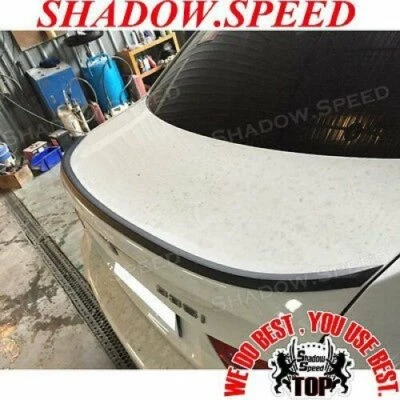 Spoiler labial traseiro 555H porta-malas para BMW E90 3-Series 320i 330i 320d - Imagem 1 de 4