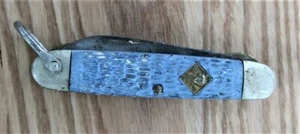 Vintage Camillus New York USA Official Cub Scout BSA Folding Pocket Knife Blue - Picture 1 of 11